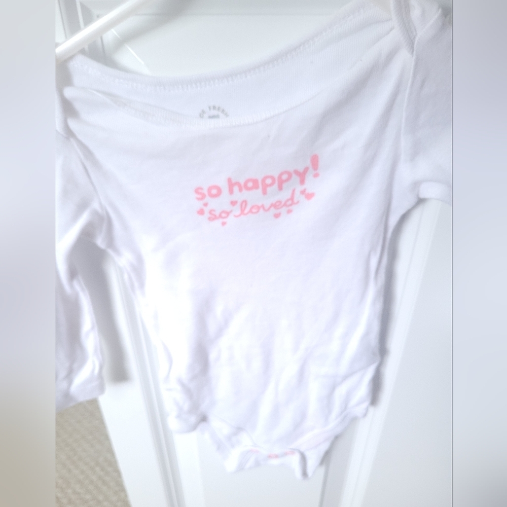 Joe fresh size 6-9m onesie
